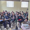 La actividad contó con la presencia de docentes y alumnos desde el 7mo grado al 3er año.