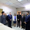Los ministros recorrieron la sede de los Juzgados de Paz de San Juan Nepomuceno para verificar las condiciones de infraestructura, identificar necesidades operativas y conocer el funcionamiento de los servicios judiciales.
