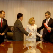 Del acto participaron el presidente de la República, Horacio Cartes; el presidente del Congreso, Mario Abdo Benítez; el vicepresidente de la República, Juan Afara; y el fiscal general del Estado, Javier Díaz Verón.