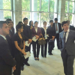 El funcionario judicial Aldo Ávalos explica a los universitarios el sistema judicial.