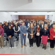 En el salón auditorio de la Facultad de Derecho de la UNP.