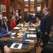 También asumieron sus funciones los senadores Oscar González Daher y Adolfo Ferreiro, en representación de la Cámara de Senadores.