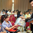 Entrega de materiales de "Justicia Abierta" y "Educando en Justicia".