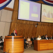 El arquitecto Víctor Cáceres durante su presentación ante el Congreso.