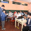 Como parte del módulo, un alumno de la institución leyó el Artículo N° 30 del Código de la Niñez y Adolescencia.