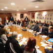 Entre los temas tratados durante la jornada con los abogados se resalta la falta de recursos humanos y materiales para los juzgados de Paz del área metropolitana así como del interior del país.