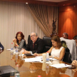 La reunión se realizó en la Sala del Pleno del Palacio de Justicia de Asunción.