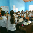  Los niños participaron activamente de la charla educativa