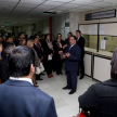 El licenciado Victorino Aguilar dialogó con los visitantes sobre el funcionamiento de la dependencia de Atención Permanente.