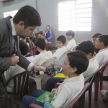El coordinador del Departamento de Educación en Justicia, magíster Aldo Ávalos Rojas, presentó una reseña sobre la estructura y el funcionamiento del Poder Judicial.