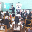 El coordinador, licenciado Aldo Ávalos, habló con los alumnos sobre el programa y cuáles son sus finalidades.