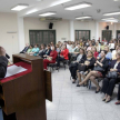Doctor Óscar Paciello en el acto por el 124 aniversario del Colegio de Escribanos del Paraguay.