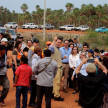Visita de supervisión a la comunidad Yakye Axa, ubicada en el Chaco paraguayo.