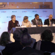 Autoridades de Usaid y Ceamso junto con el ministro de la Corte formaron parte de la mesa de honor.