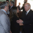 Momento del saludo protocolar