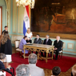 El acto se llevó a cabo en el Salón Independencia del Palacio de Gobierno