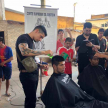 La empresa de estilistas “Joseph Coiffure” puso a disposición de los reclusos un total de 31 profesionales de peluquería