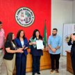 En la sede de la Municipalidad de Curuguaty, la ministra Carolina Llanes participó de un acto simbólico dónde recibió por parte del intendente del municipio la resolución municipal, por el cual se cede a la Corte, un inmueble de 5617 metros.