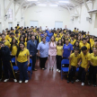 Participaron alrededor de 200 estudiantes del 7º al 9º grado.