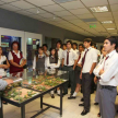 Los alumnos durante la visita al 