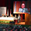 El ministro superintendente de la circunscripción, doctor Sindulfo Blanco, da su discurso en el acto inaugural.