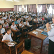 Los niños se interiorizaron acerca de cómo acceder a los servicios que presta la Defensoría.