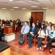 Instante en que los estudiantes fueron informados sobre la función de la Secretaría de Educación                        