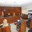 El vicepresidente segundo, doctor Manuel Ramírez Candia, también habló con los abogados durante la reunión.
