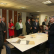 Los visitantes fueron al Museo de la Justicia, donde fueron recibidos por su director, doctor José Agustín Fernández.