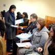 Los estudiantes recibieron materiales de apoyo.