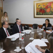 La reunión fue presidida por la diputada Cristina Villalba.