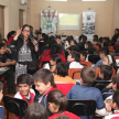 La defensora de la Niñez y Adolescencia, Paola Giménez, también dictó una charla a los alumnos.