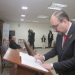 El acto fue registrado por la secretaria de la Sala Civil y Comercial de la Corte Suprema de Justicia, abogada Rita Monges.