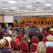 Este acto tuvo lugar en el Salón Auditorio Dra. Serafina Dávalos, del Palacio de Justicia de Asunción.