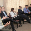 Miguel Basualdo, director de Auditoría Interna, en momento de realizar algunas consultas.