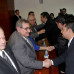 Los nuevos agentes fueron saludados por los ministros del máximo tribunal del país. 