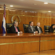 Encabezó la ceremonia el presidente de la Corte Suprema de Justicia, doctor Alberto Martínez Simón.