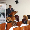 El fiscal general del Estado, Javier Díaz Verón, durante su discurso.