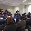 El doctor Rigoberto Zarza, director del Sistema Nacional de Facilitadores Judiciales, agradeció a las directoras de ambos colegios por el apoyo al Programa.