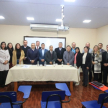 Finalmente, el ministro Ramírez Candia mantuvo un encuentro con los magistrados que prestan servicios en la ciudad de Santa Rosa del Aguaray.