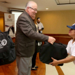El ministro Bajac hizo entrega de materiales a los nuevos facilitadores judiciales.