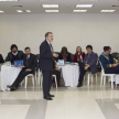 El consultor José Félix Bogado, encargado de la capacitación.