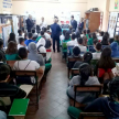 Estuvieron presentes mas de cien jóvenes, quienes atentos escucharon la ponencia del Camarista de Cordillera.