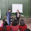 La jornada se inició con las palabras de la directora Cristina Guayuan, quien agradeció la visita y dio la bienvenida. 