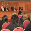 La conferencia internacional contó con la participación de mediadores judiciales así como de profesionales del Derecho interesados en los mecanismos alternativos de resolución de conflictos.