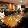 Durante la audiencia, dialogaron sobre acciones orientadas al fortalecimiento institucional