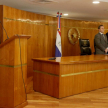 La ceremonia fue encabezada por el presidente de la Corte Suprema de Justicia, doctor Alberto Martínez Simón, y el vicepresidente primero, doctor Luis María Benítez Riera.