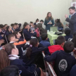 El coordinador del programa, licenciado Aldo Ávalos, relató un cuento sobre el Sol y la Luna para dar una idea sobre la función del Poder Judicial.
