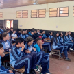 La actividad contó con la presencia de la jueza de Paz de Yegros, Leticia Armoa de Benjamín, quien compartió con los estudiantes reflexiones sobre los derechos y deberes.
