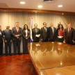 Autoridades judiciales recibieron a magistrados de Guatemala